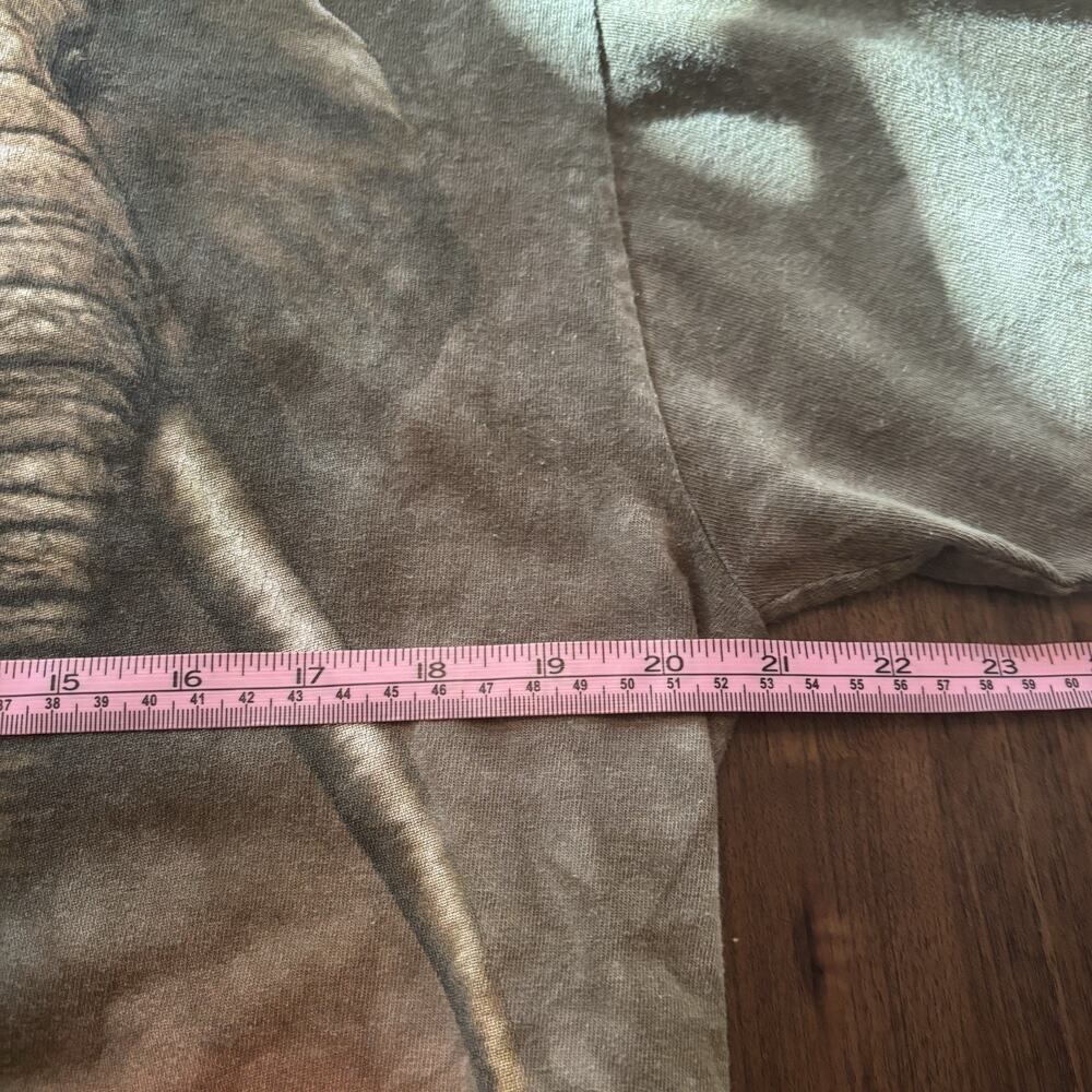 Vintage 2000 Liquid Tie Dye Elephant Nature RARE All Over Print t Shirt-SEE - Picture 7 of 8